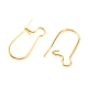 Brass Hoop Earring Findings X-KK-F824-009G-2