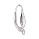 925 Sterling Silver Leverback Hoop Earrings Findings STER-A002-236-3
