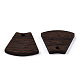 Colgantes de madera de wengué natural WOOD-T023-83-3