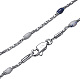 Brass Enamel Chain Necklace Making MAK-L014-07P-1