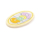 Acrylic Oval with Word Cabochons FIND-B003-05-4