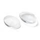 Transparent Oval Glass Cabochons GGLA-R022-30x22-2
