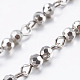 CCB Plastic Bead Handmade Beaded Chains AJEW-JB00382-1