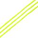 ナイロン糸  作るブレスレットナイロンのアクセサリーコード  ラウンド  緑黄  直径1mm  225ヤード/ロール NWIR-G001-506-2