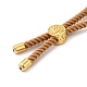 Fabbricazione del braccialetto del cordone di cotone KK-F758-03C-G-5