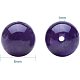 Pandahall élite grade ab magnifique violet améthyste naturelle gemme ronde perles en vrac pour la fabrication de bijoux accessoires de découverte (8 mm x 1 brins) G-PH0018-8mm-3