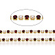 Cadenas de strass Diamante de imitación de bronce CHC-N017-001A-A02-2