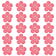 Gorgecraft 20 pièces 3d fleur polyester dentelle informatisé broderie ornement accessoires DIY-GF0006-05A-1