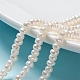 Brins de perles de culture d'eau douce naturelles PEAR-I004-07B-01A-5