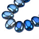 Electroplate Glass Beads Strands EGLA-N008-012-3