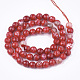 Chapelets de perles en agate naturelle craquelée G-T119-01A-07-2