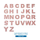 Alphabet Rhinestone Patches FW-TAC0001-01D-9