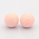 Perles en laiton peintes rondes de bombe sans perforation KKB-J001-09-1
