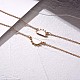 Set di 2 braccialetti con maglie solari abbinate in acciaio inossidabile chirurgico JB710A-6