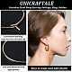 UNICRAFTALE about 50pcs 304 Stainless Steel Hypoallergenic Gold Earring Settings STAS-UN0015-67-5
