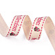 Einseitig bedruckte Weihnachtsbänder aus Baumwolle SRIB-T009-01D-3