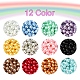 780 pz 12 colori perle di perle di vetro dipinte a forno HY-YW0001-03B-2