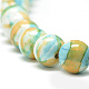 Synthetic Ocean White Jade Beads Strands G-S253-4mm-07-3