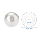 10mm über 100pcs weiße Glasperle runden Perlen Sortiment viel für Schmuck machen Runde Box Kit HY-PH0001-10mm-011-3