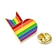 Булавки с эмалью Pride Rainbow JEWB-Z011-01D-G-3