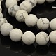 Round Synthetical Howlite Beads Strands G-N0120-02-8mm-2