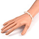Puces bracelets extensibles en cristal de quartz naturel BJEW-JB01826-05-3