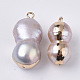 Colgantes naturales de perlas cultivadas de agua dulce BSHE-N008-01A-3