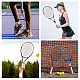 GORGECRAFT 24Pcs 3 Colors Tennis Silicone Ring Black White Red Tennis Racket Rubber Grip Band Tennis Absorbent Cover Hold Overgrip in Place for 18mm Diameter Squash Badminton Baseball Racquetball FIND-GF0004-51-5
