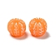 不透明樹脂模造食品デコデンカボション  オレンジ色  オレンジ  12.5x10mm RESI-B015-06-3