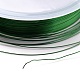 ラウンド銅ジュエリーワイヤー  濃い緑  26ゲージ  0.4mm  約39.37フィート（12m）/ロール CWIR-CW0.4mm-22-3