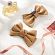 Leather Bowknot Shoe Decorations AJEW-WH0323-23D-5