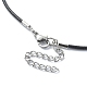 Stern-Anhänger-Halskette aus Natur- und Synthetiksteinen mit Polyesterschnüren NJEW-JN04516-6