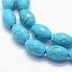 Chapelets de perles en turquoise synthétique G-E506-04A-3