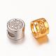 Brass Micro Pave Cubic Zirconia  Slide Charms ZIRC-H061-29-1