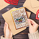 カスタムPVCプラスチッククリアスタンプ  DIYスクラップブッキング用  装飾的なフォトアルバム  カード作り  蝶  160x110x3mm DIY-WH0448-0476-4