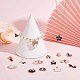 SUNNYCLUE 1 Box 40Pcs Fashion Charms Red Lip Charms Enamel Flower Charm High Heel Shoes Hand Bag Hat Clothes Charm Imitation Pearl Beads Bowknot Charms for Jewelry Making Charm Earrings DIY Supplies ENAM-SC0002-26-5