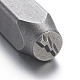 鉄の金属切手  金属の刻印用  プラスチック  木材  革  ライトニング  65x10x10mm AJEW-WH0001-15-3