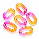 Двухцветные прозрачные акриловые кольца OACR-S036-006B-N03-3
