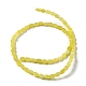 Natürliche Zitronen Jade Perlen Stränge G-M420-H09-03-3