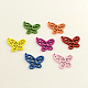 Dyed Butterfly Wood Pendants WOOD-Q018-34-1