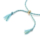 Fabrication de bracelets coulissants en cordons de coton tressés réglables BJEW-JB05743-3