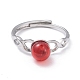 (vendita di fabbrica di feste di gioielli) anelli regolabili in ottone RJEW-K231-A02-2