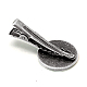 Iron Flat Alligator Hair Clip Findings IFIN-I014-P-2