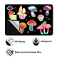 ПВХ пластиковые водонепроницаемые наклейки для карт DIY-WH0432-068-3