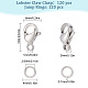 SUNNYCLUE 1 Box 240Pcs Lobster Claw Clasps 304 Stainless Steel Lobster Clasps with 120Pcs Open Jump Rings Kit Silver Necklace Bracelet Clasp Fasteners Hook for Jewelry Making Women Adult DIY Craft STAS-SC0004-90-2
