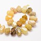 Natural Yellow Opal Bead Strands G-H038-15-3