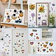 8 Sheets 8 Styles PVC Waterproof Wall Stickers DIY-WH0345-115-6