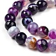 Natural Agate Beads Strands G-H1593-6mm-2-2