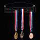 Wandmontierte Medaillenständer aus transparentem Acryl ODIS-WH0032-05-2