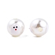 Cuentas de esmalte de perlas de imitación de plástico abs opaco de halloween KY-G020-01O-1